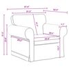 vidaXL Ensemble de Canap&eacute;s 2 pcs Gris fonc&eacute; 215 x 82 x 80 cm tissu