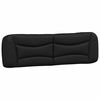 vidaXL Cadre de lit avec LED sans matelas Hvar noir 180x200 cm