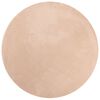 vidaXL Tapis HUARTE &agrave; poils courts doux et lavable rouge clair &Oslash; 100cm