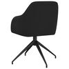 vidaXL Chaises &agrave; manger lot de 4 Noir Velours