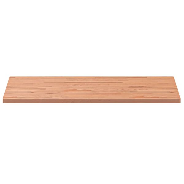 vidaXL Comptoir de salle de bain 100x60x2,5 cm bois massif de h&ecirc;tre