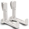 LECHUZA Supports pour jardini&egrave;re de balcon blanc 19030