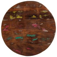 vidaXL Dessus de table Ø 40x3,8 cm rond bois massif de récupération