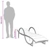 vidaXL Chaises longues lot de 2 avec coussins noir r&eacute;sine tress&eacute;e