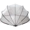 vidaXL D&ocirc;me de piscine Transparent 430 x 430 x 210 cm PVC