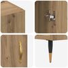 vidaXL Buffet Ch&ecirc;ne artisanal 90 x 34 x 80 cm Bois d'ing&eacute;nierie