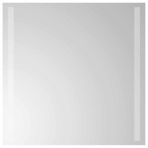 vidaXL Miroir de salle de bain LED Transparent 50 x 50 cm verre tremp&eacute;