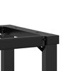 vidaXL Pieds de table &agrave; manger cadre en O 50x40x73 cm acier