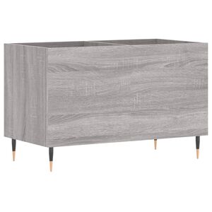 vidaXL Armoire &agrave; disques sonoma gris 74,5x38x48 cm bois d'ing&eacute;nierie