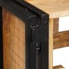 vidaXL &Eacute;tag&egrave;re &agrave; vin 100 x 45 x 33 cm Bois de mangue brut solide