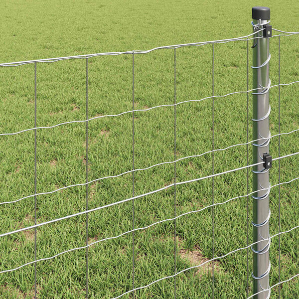 vidaXL Clôture Euro Argent 0.4 x 25 m