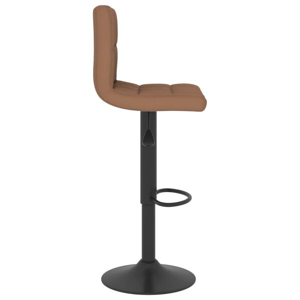 vidaXL Tabouret de bar Marron Tissu