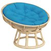 vidaXL Coussin rond bleu clair &Oslash; 100 x11 cm tissu oxford