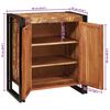 vidaXL Cabinet de chevet Multicolore Bois massif recycl&eacute;