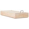 vidaXL Cadre de lit ottoman Naturel 80 x 200 cm Pin massif