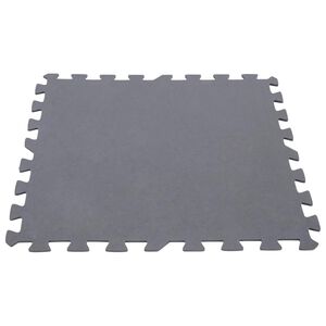 Intex Protecteur de sol rembourr&eacute; verrouillable 8pcs 50x50x0,5cm 1,9m&sup2;