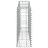 vidaXL Paniers &agrave; gabions arqu&eacute;s 8 pcs 200x30x80/100 cm Fer galvanis&eacute;