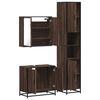 vidaXL Ensemble de meubles de salle de bain 3 pcs Chêne marron