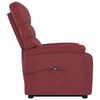 vidaXL Fauteuil Rouge bordeaux Similicuir