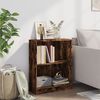 vidaXL Biblioth&egrave;que Ch&ecirc;ne fum&eacute; 60x24x76 cm Bois d'ing&eacute;nierie