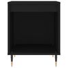 vidaXL Table de chevet Noir 40x35x50 cm Bois d&rsquo;ing&eacute;nierie