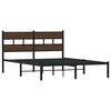 vidaXL Cadre de lit sans matelas avec t&ecirc;te de lit 150x200 cm
