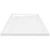 vidaXL Receveur de douche avec picots Blanc 90x70x4 cm ABS