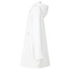 vidaXL Sweat &agrave; capuche couverture Blanc 95 x 85 cm Polaire et flanelle