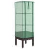 vidaXL Jardini&egrave;re sur&eacute;lev&eacute;e avec housse aspect rotin 40x40x140 cm