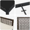 vidaXL Ensemble de salle &agrave; manger pour jardin 9 pcs Marron polyrotin