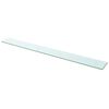 vidaXL Panneau d&rsquo;&eacute;tag&egrave;re Verre transparent 110 x 12 cm