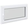 vidaXL Fen&ecirc;tre de sous-sol RISOR 110 x 70 cm PVC et verre Blanc