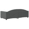 vidaXL Lit de repos sans matelas gris fonc&eacute; 90x190 cm tissu