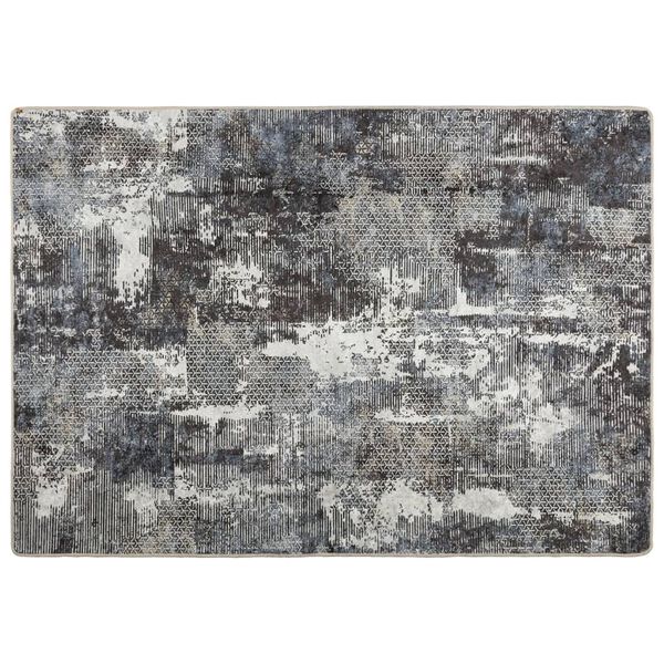 vidaXL Tapis lavable multicolore 80x150 cm antid&eacute;rapant