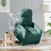 vidaXL Fauteuil inclinable vert fonc&eacute; tissu