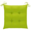 vidaXL Chaises pliables de jardin lot de 2 avec coussins Bambou