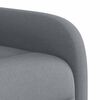 vidaXL Fauteuil inclinable de massage &eacute;lectrique Gris clair Tissu