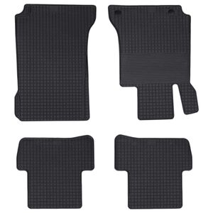 vidaXL Tapis de voiture 4 pi&egrave;ces Adapt&eacute; pour C-Class W205 2014- 4D Aft