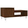 vidaXL Table basse Ch&ecirc;ne marron 100x50x45 cm Bois d'ing&eacute;nierie