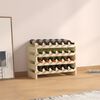 vidaXL Casier &agrave; vin 65x29x46 cm Bois de pin massif