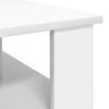 vidaXL Table basse Blanc 90 x 50 x 40 cm Bois d'ing&eacute;nierie