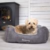 Scruffs Lit &agrave; bo&icirc;te pour chien Cosy Gris S