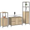 vidaXL Ensemble de mobilier de salle de bain avec tiroir 3 pcs