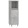 vidaXL Ensemble d'armoires de salle de bain 3 pcs gris b&eacute;ton
