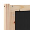 vidaXL T&ecirc;te de lit Autre marron et gris fonc&eacute; 80 cm Bois massif en pin