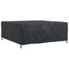 vidaXL Housse pour meubles Uni Noir 210 x 200 x 70 cm 600D