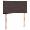 vidaXL Sommier &agrave; lattes de lit avec matelas Marron fonc&eacute; 80x200 cm