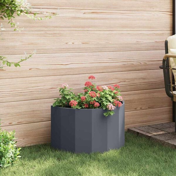 vidaXL Jardini&egrave;re Anthracite 60 x 30 x 35 cm Acier