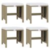 vidaXL Ensemble &agrave; manger de jardin coussins 13pcs R&eacute;sine tress&eacute;e Beige