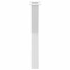 vidaXL Pieds de table &agrave; manger en forme de X, 2 pi&egrave;ces, blanc, 50 x (72-73) cm, acier